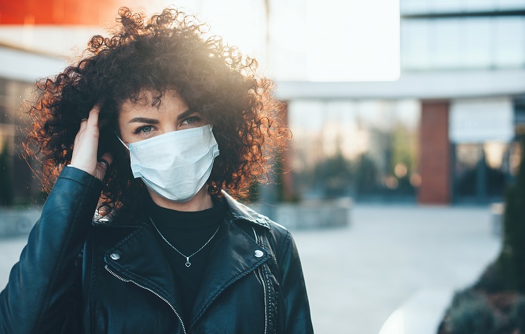 After removing her mask for the first time, a woman was told she'd better find a new job