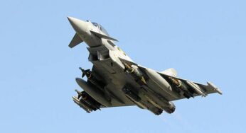 Royal Air Force and German Luftwaffe say they recently conducted a live intercept