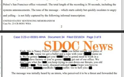 “We got a bullet and a rope,” says a CA man’s past short message-Now faces 11-month prison sentence