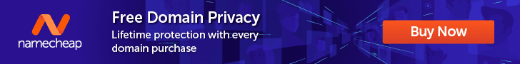 Namecheap Free Domain Privacy Banner 728 x 90