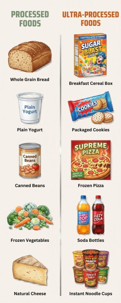 Processed Foods vs UPF