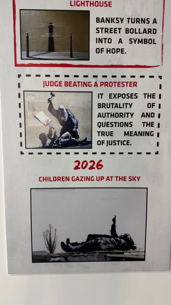 Timeline at The Art of Banksy Without Limits