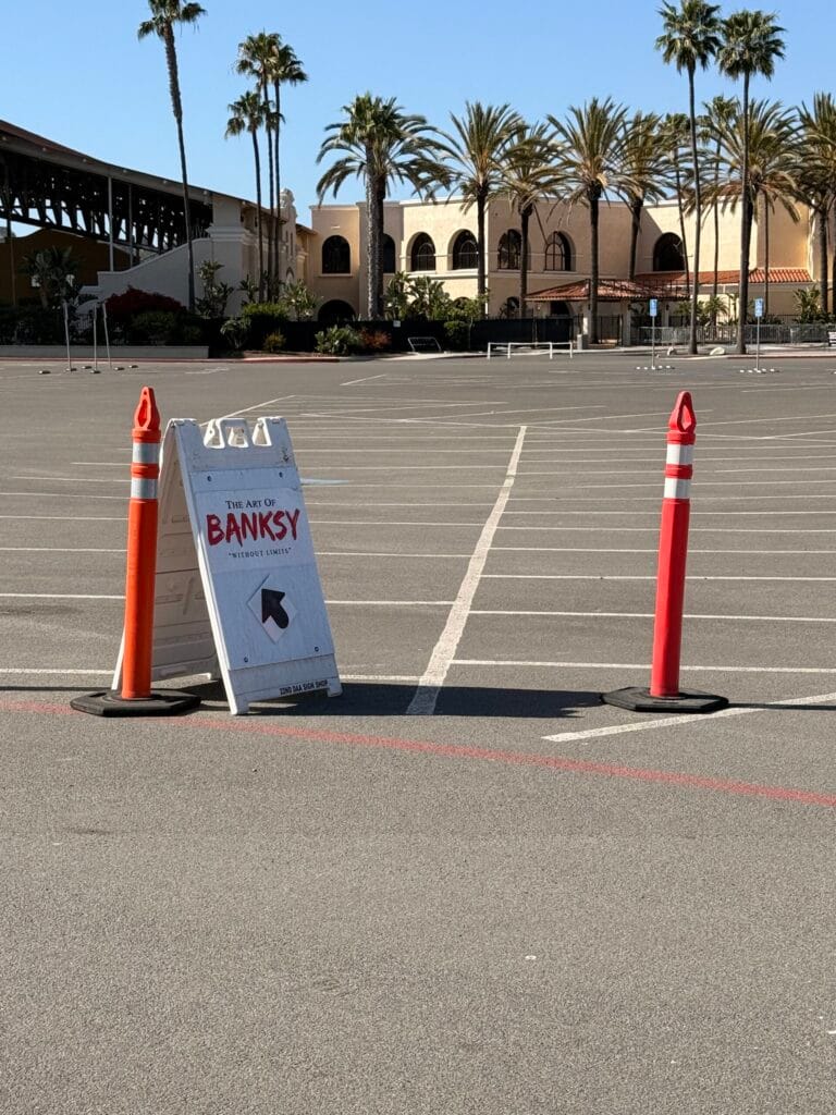 Parking at The Art of Banksy Without Limits