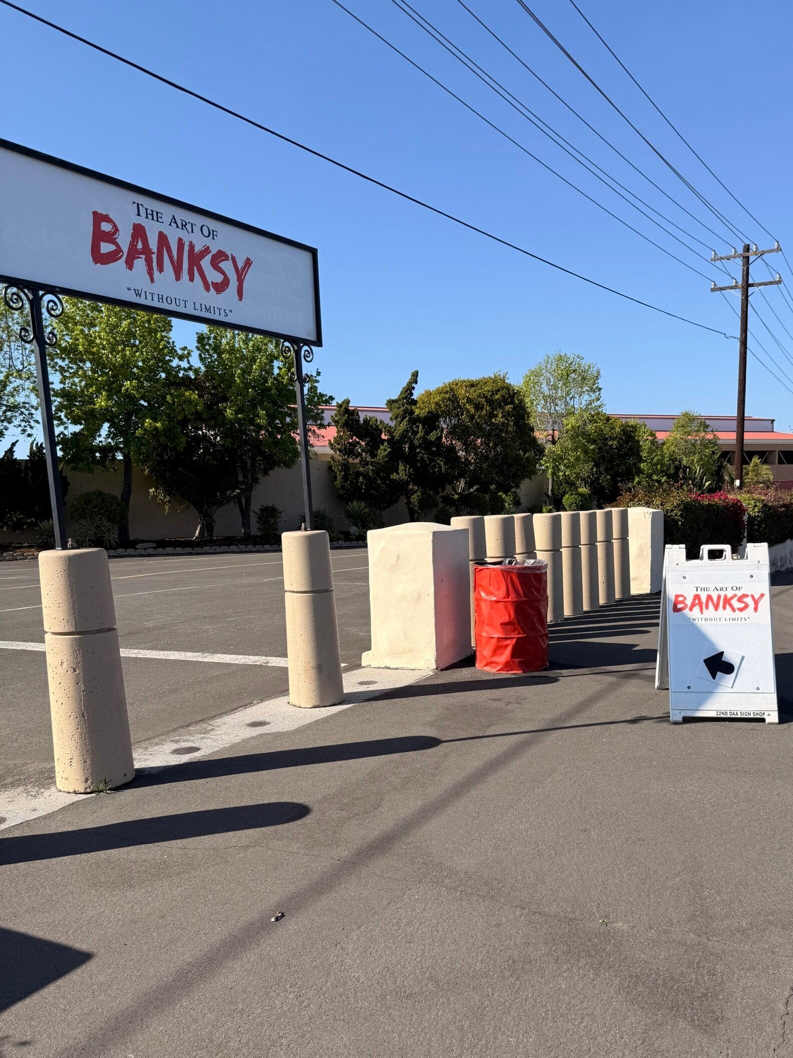 The Art of Banksy Without Limits Entrance