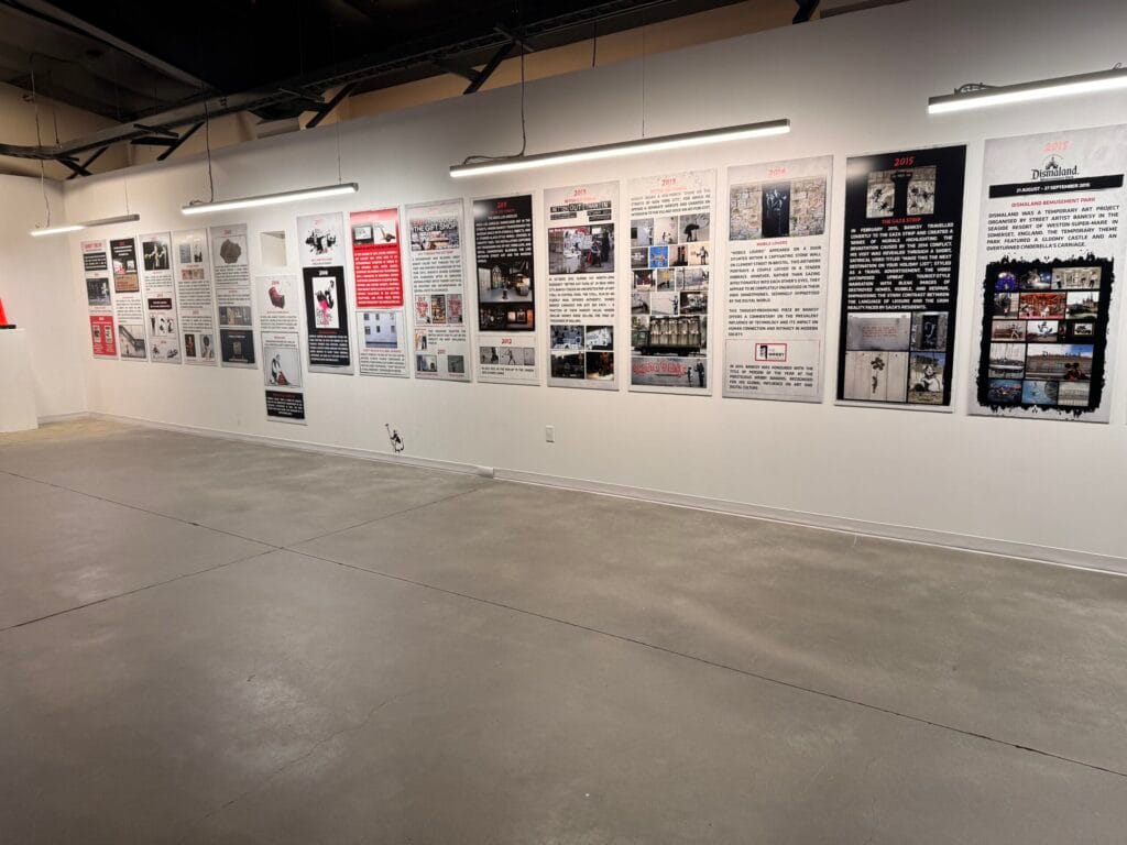 Timeline at The Art of Banksy Without Limits