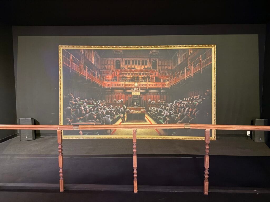 Devolved Parliament The Art of Banksy Without Limits