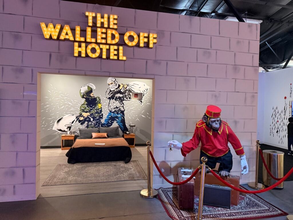 The Walled Off Hotel The Art of Banksy Without Limits Art Exhibit