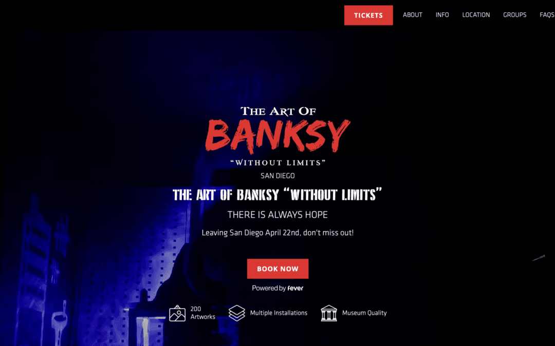 Banksy Without Limits San Diego – Street Art Meets Ticket Booth