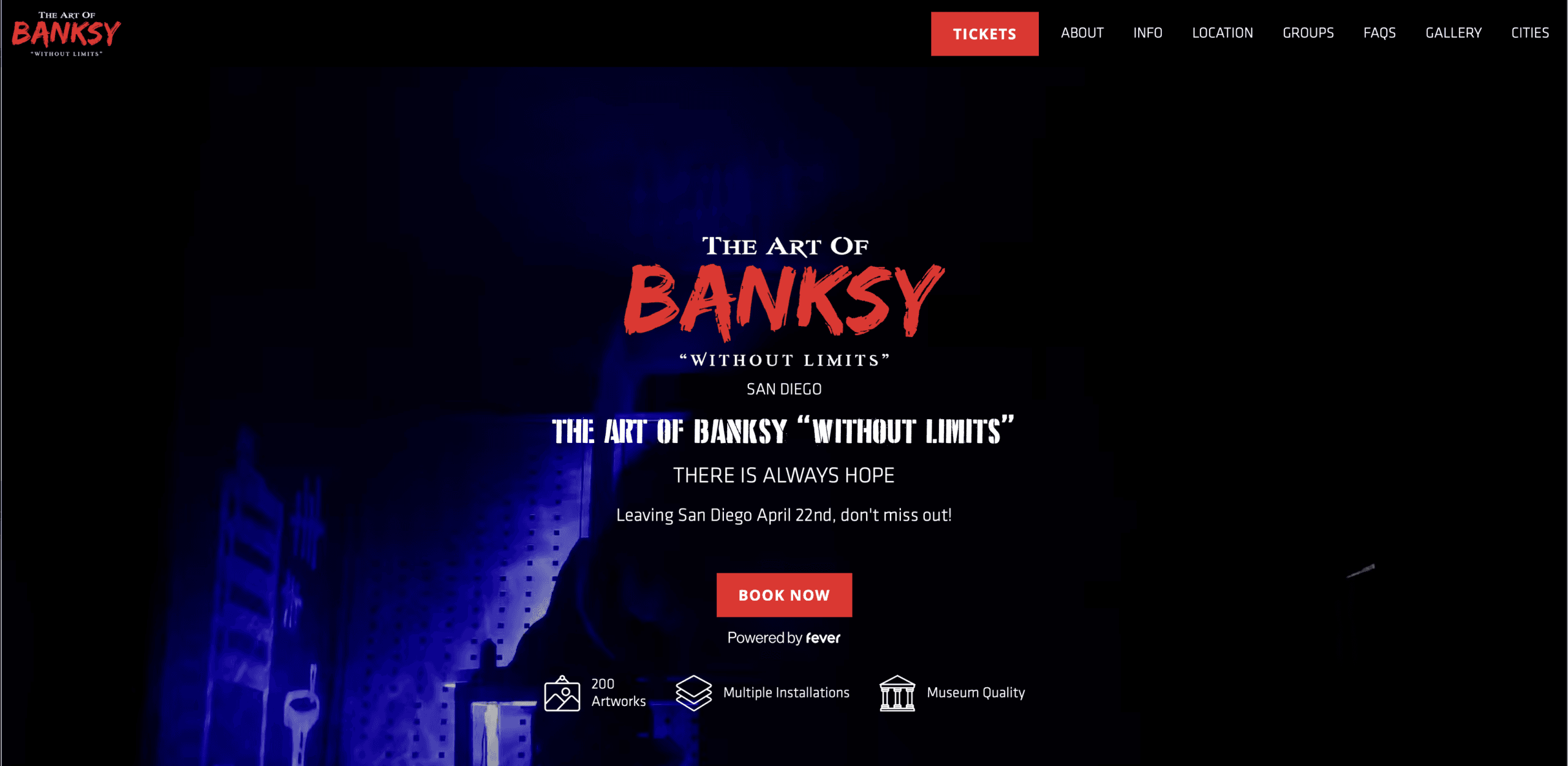 Banksy Without Limits San Diego – Street Art Meets Ticket Booth