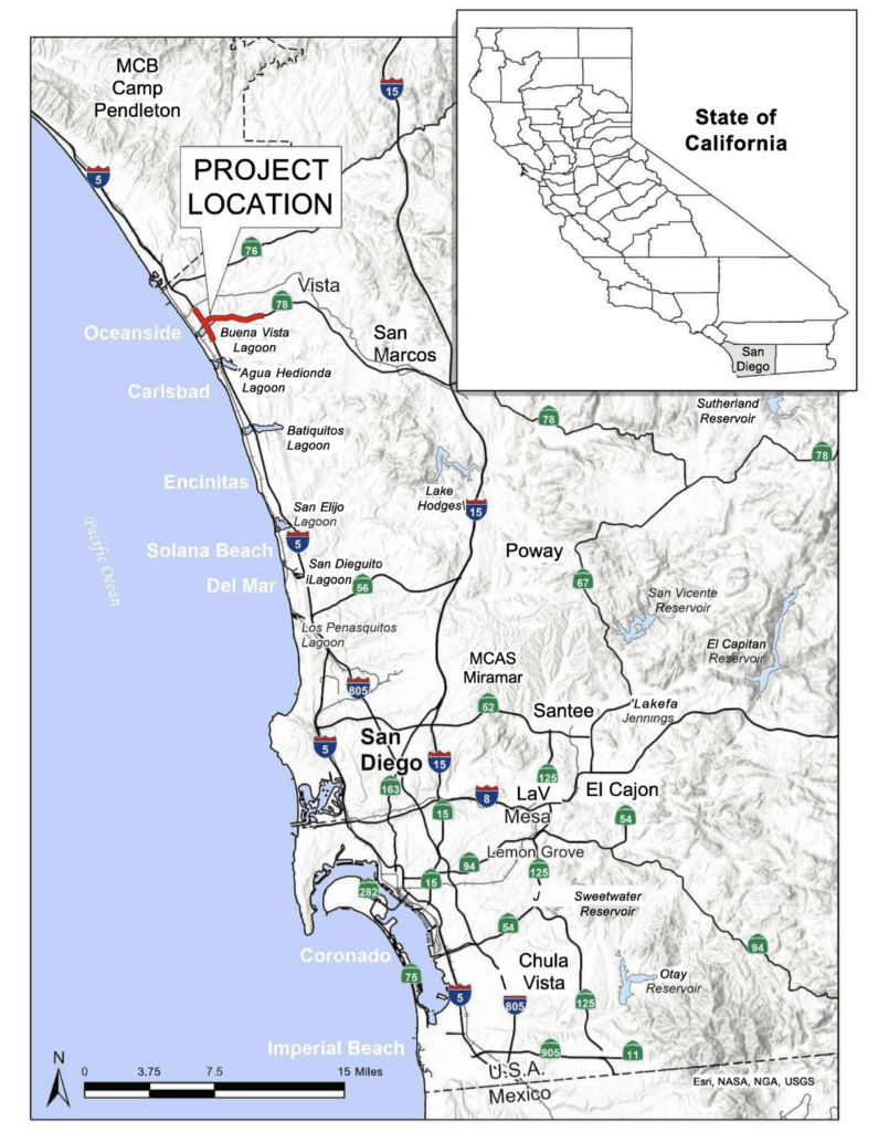I5 SR78 West Project Map